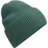 Beechfield Gebreide oversized muts (Marinegroen)