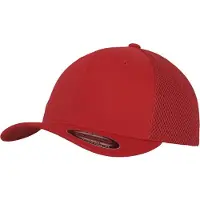 Flexfit Tactel Mesh Baseball Cap (Rood)