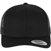 Flexfit Unisex Retro Trucker Cap voor volwassenen (Zwart)