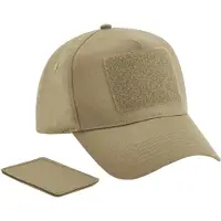 Beechfield Unisex Volwassen Verwijderbare Flard Honkbalpet (Woestijnzand)