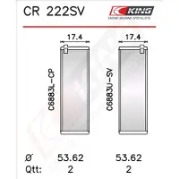IPSA BMW N55B30A Rod Bearing Set - Size +0.50mm