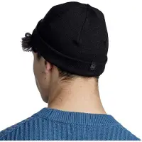 Buff Gebreide uniseks Elro muts (Zwart)