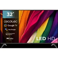 Cecotec 00985, 81,3 cm (32 inch), 1366 x 768 pixels, LED, Smart TV, Wi-Fi, zwart