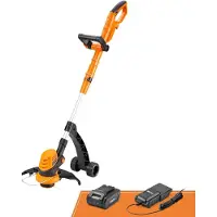 Lawnmaster accu-grastrimmer 24V 2,0Ah, inclusief accu en oplader, 25 cm snijbreedte, geschikt voor grotere oppervlakken, 2-in-1 grastrimmer & graskantensnijder