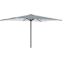 vidaXL Tuinparasol 200 x 300 cm Polyester Rechthoekig Blauw en Wit