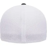 Flexfit Tweekleurige katoenen Mesh Trucker Cap (Zwart)