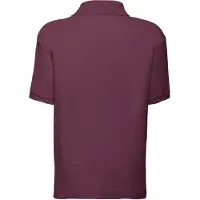 Fruit Of The Loom Kinder/Kinder 65/35 Poloshirt (Bourgondië)