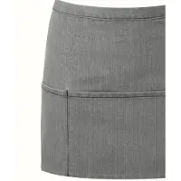 Premier Colours Collectie Denim schort met 3 zakken (Grijze Denim)
