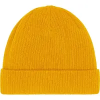 Beechfield Uniseks Organic Cotton muts voor volwassenen (Mosterd)