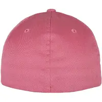 Flexfit Wollige gekamde muts (Donkerroze)