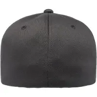 Flexfit Wollige gekamde muts (Donkergrijs)