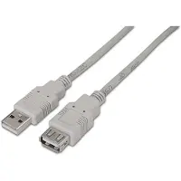 Aisens A101-0013 USB-kabel USB 2.0 1,8 m USB A Beige