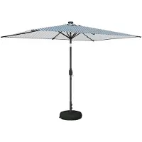vidaXL Tuinhaard met LED-verlichting en basis 200 x 300 cm Polyester