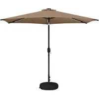 vidaXL Tuinhaard met LED-verlichting en basis 300 x 300 cm Polyester