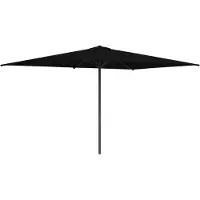 vidaXL Tuinparasol 200 x 300 cm Polyester Rechthoekig Zwart