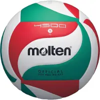 Molten V5m4500 Volleybal - Rood / Groen | Maat: 5