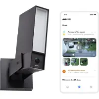 Netatmo slimme buitencamera | Netstroom | 2K | IPx6 | WiFi | Zwart
