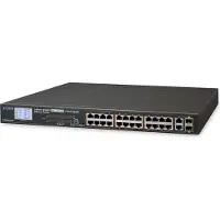 Planet FGSW-2622VHP netwerk-switch Unmanaged L2 Fast Ethernet (10/100) Power over Ethernet (PoE) 1U Blauw
