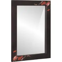 vidaXL Spiegel Wandgemonteerd Multikleur 70 x 50 x 3 cm Glas