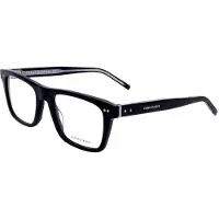 Tommy Hilfiger TH 1892 52/19/145 Zwarte Acetaat Mannen TH 1892