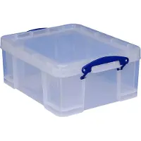 Really Useful Box transparante opbergbox 21 liter
