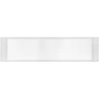 Hotbath &More Inbouwnis - 30 x 120 cm - Frameless - Mat Wit