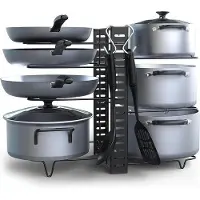 OEM Ruimtebesparende, 8-laags kookgerei-organizer, 38x46 cm, flexibel