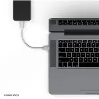 Flexline --USB Lade-Sync Kabel, USB A Stecker auf 8-Pin Stecker, 2.0, ABS, weiß, 5,0m