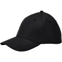 Beechfield EarthAware Organic Cotton Stretch Baseball Cap (Zwart)