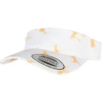 Flexfit Batik Kleurstof Gebogen Piek Visor Cap (Oranje/Wit)