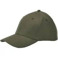 Beechfield EarthAware Organic Cotton Stretch Baseball Cap (Olijfgroen)