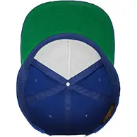 Flexfit Klassieke 5 Paneel Snapback Cap (Koningsblauw)