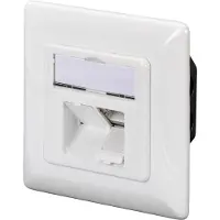 Digitus Wandcontactdoos CAT6 inbouw afgeschermd 2 x RJ45 wit