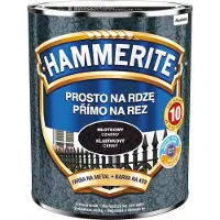 Hammerite Direct op roest Roestverf Anticorrosieverf 0,7l, Zwart