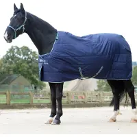 Bucas Quilt 150 Stay Dry Big Neck Stal- en onderdeken - maat 165/213 - Navy