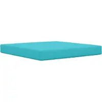 vidaXL Buitenbankkussen Polyester Turquoise 80 x 80 x 8 cm