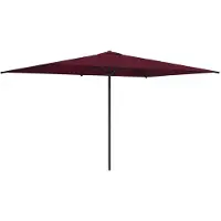vidaXL Tuinparasol 200 x 300 cm Polyester Rechthoekig Bordeaux Rood