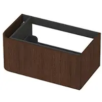 Ink concept r links afgeronde onderkast fineer 1 lade softclose tbv grepen 80x45x35 shadow veneer