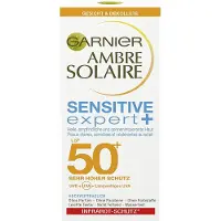 Garnier Zonbescherming Care & Protection Ambre SolaireSensitief Expert+ gezicht UV crème SPF 50+