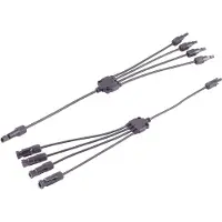 S-Impuls Solar PV T-adapter set | 1 naar 4 | 4mm² | IP68 | 0,60 meter