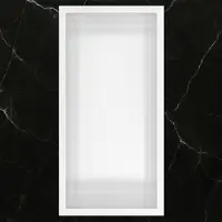 Hotbath &More Inbouwnis - 30 x 15 x 10 cm - Mat Wit
