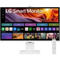 LG Smart 32U850SA-W - 4K Smart Monitor - USB-C 90W - WebOS - Webcam - 32 Inch