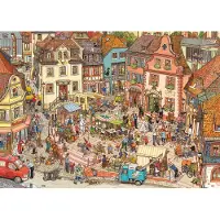 Heye Puzzle - Market Place - Legpuzzel 1000 stukjes - Multicolor