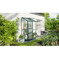 Pergart Tuinkas Ida 900 - Veiligheidsglas 3mm - Smaragd - 131x69x182cm