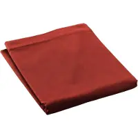 Douceur d'intérieur Drap Plat - Zachte Binnenbekleding - PERCALINE - Katoenen percale, 78 draden per inch - rood