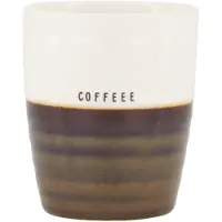 Zusss Mok Coffee Wit / Bruin 280 ml