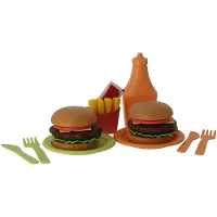Jipy bioplastic hamburger speelset 25 delig