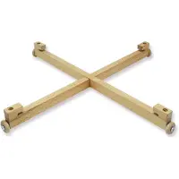 HOT Games HOT-Games Draaitafel - Houten draaikruis 40 cm - Geschikt voor bordspellen