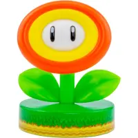 Paladone Super Mario Icons Fire Flower Light – 10 cm LED Figurenlamp, Batterijgevoed, Officieel Nintendo Merchandise-