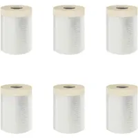 vidaXL Afplaktape met lijm 6 st Doorzichtig 55 x 3300 cm HDPE